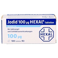 JODID 100 HEXAL Tabletten - 100St - Iod & Fluor