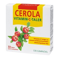 CEROLA Vitamin C Taler Grandel - 32St - Vitamine