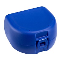 PROTHESEN ZAHNSPANGENBOX universal dunkelblau - 1St