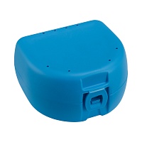 PROTHESEN ZAHNSPANGENBOX universal hellblau - 1St