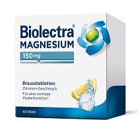 BIOLECTRA Magnesium 150 mg Zitrone Brausetabletten - 40St - Magnesium