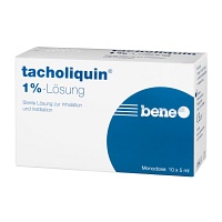 TACHOLIQUIN 1% Lösung für einen Vernebler Monodose - 10X5ml - Hustenlöser