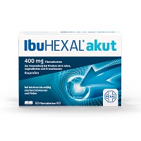 IBUHEXAL akut 400 Filmtabletten - 50St - Kopfschmerzen und Migräne