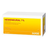 HEWENEURAL 1% Injektionslösung Ampullen - 100X2ml