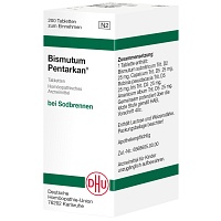 BISMUTUM PENTARKAN Tabletten - 200St - Komplex allgemein