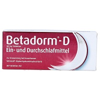 BETADORM D Tabletten - 20St - Beruhigung & Schlafen