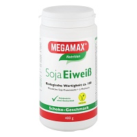 MEGAMAX Soja Eiweiß Schoko Pulver - 400g - Energie-Drinks