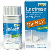 LACTRASE vegetarisch 3.300 Kapseln - 100St - Lactoseintoleranz