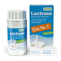 LACTRASE vegetarisch 3.300 Kapseln - 100St - Lactoseintoleranz