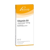 VITAMIN B1 INJEKTOPAS 25 mg Injektionslösung - 10X1ml