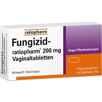 FUNGIZID-ratiopharm 200 mg Vaginaltabletten - 3St - Haut & Nagelpilz