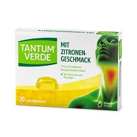 TANTUM VERDE 3 mg Lutschtabl.m.Zitronengeschmack - 20St - Halsschmerzen