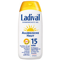 LADIVAL allergische Haut Gel LSF 15 - 200ml - Sonnengel & Spray