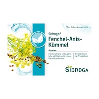SIDROGA Fenchel Anis Kümmel Tee Filterbeutel - 20X2.0g - Heilkräutertees