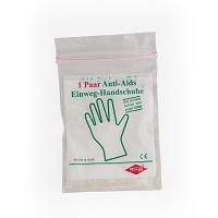 HANDSCHUHE Einmal Anti Aids - 2St - Einmalprodukte