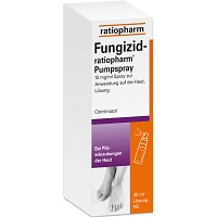 FUNGIZID-ratiopharm Pumpspray - 40ml - Haut & Nagelpilz