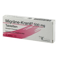 MIGRÄNE KRANIT 500 mg Tabletten - 10St - Kopfschmerzen und Migräne