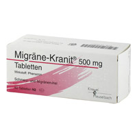 MIGRÄNE KRANIT 500 mg Tabletten - 50St - Kopfschmerzen und Migräne