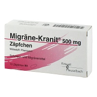 MIGRÄNE KRANIT 500 mg Zäpfchen - 10St - Kopfschmerzen und Migräne