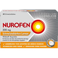 NUROFEN 200 mg Schmelztabletten Lemon - 48St