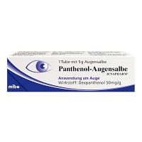 PANTHENOL Augensalbe Jenapharm - 5g - Gegen gereizte Augen