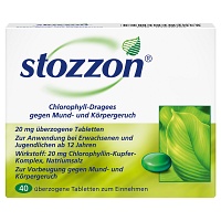 STOZZON Chlorophyll überzogene Tabletten - 40St - Frischer Atem