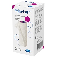 PEHA-HAFT Fixierbinde latexfrei 10 cmx4 m - 1St - Tape & Fixierverbände