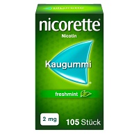 NICORETTE Kaugummi 2 mg freshmint - 105St - Raucherentwöhnung