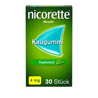 NICORETTE Kaugummi 4 mg freshmint - 30St - Raucherentwöhnung