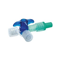 DISCOFIX C Dreiwegehahn blau - 1St