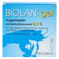 BIOLAN Gel Augentropfen - 20X0.45ml - Gegen trockene Augen