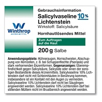 SALICYLVASELINE 10% Lichtenstein - 200g - Neurodermitis