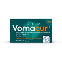 VOMACUR 70 Suppositorien - 10St - Übelkeit & Schwindel