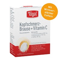 TOGAL Kopfschmerz-Brause + Vit.C Brausetabletten - 20St - Kopfschmerzen und Migräne