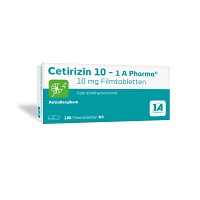 CETIRIZIN 10-1A Pharma Filmtabletten - 100St - Allergie allgemein