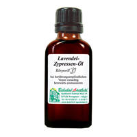 LAVENDEL ZYPRESSEN Massageöl - 50ml - Venenstärkung