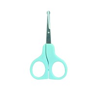 BABYSCHERE 9 cm gebogen blau - 1St