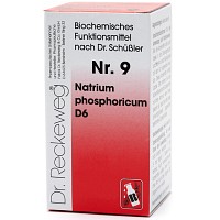 BIOCHEMIE 9 Natrium phosphoricum D 6 Tabletten - 200St - Dhu Nr. 9 & 10