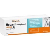 HEPARIN-RATIOPHARM 180.000 I.E. Gel - 100g - Heparin (äußerlich)