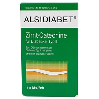 ALSIDIABET Zimt-Catechine f.Diab.Typ II 1xtägl.Kps - 30St - Diabetikernahrungsergänzung