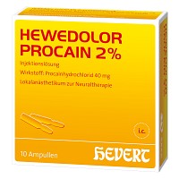 HEWEDOLOR Procain 2% Injektionslösung in Ampullen - 10St