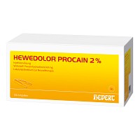HEWEDOLOR Procain 2% Injektionslösung in Ampullen - 100St