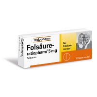 FOLSÄURE-RATIOPHARM 5 mg Tabletten - 20St - Folsäure