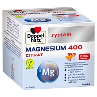 DOPPELHERZ Magnesium 400 Citrat system Granulat - 40St - Magnesium