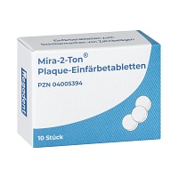 MIRA 2 Ton Plaque Einfärbe Tabletten - 10St - Plaqueerkennung