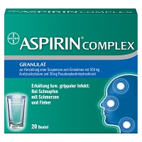 ASPIRIN COMPLEX Btl.m.Gran.z.Herst.e.Susp.z.Einn. - 20St