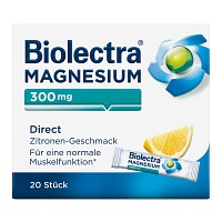 BIOLECTRA Magnesium 300 mg Direct Zitrone Sticks - 20St - Magnesium