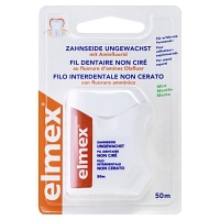 ELMEX Zahnseide ungewachst mit Aminfluorid - 50m
