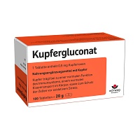 KUPFERGLUCONAT Tabletten - 100St - Zur Abwehrstärkung