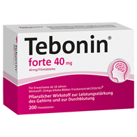 TEBONIN forte 40 mg Filmtabletten - 200St - Gedächtnisstärkung